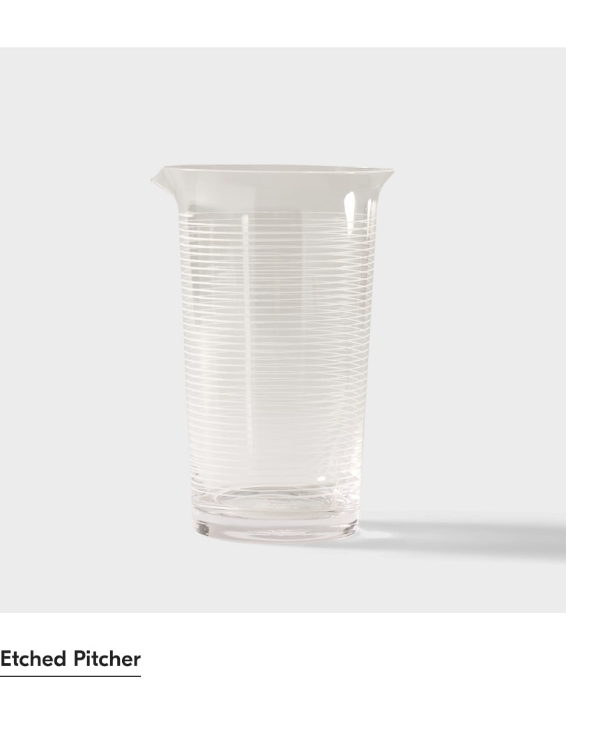 Etched Pitcher